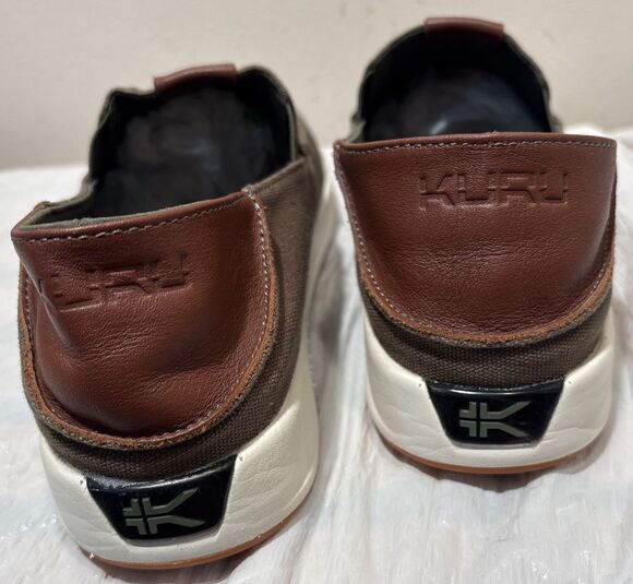 Deck Shoes Kuru Pace Classic Canvas Olive Green Slip On Loafers-Worn Once 9.5 US main image 12